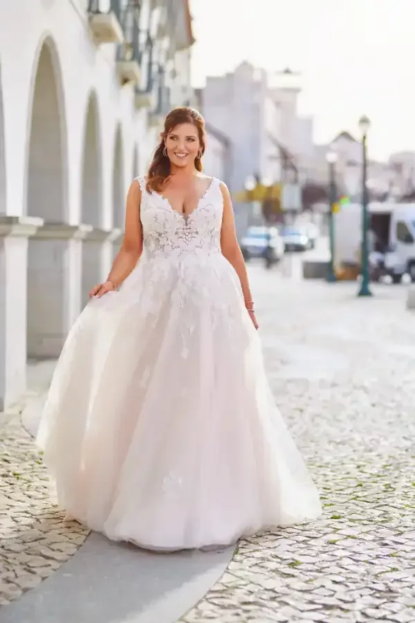 Robe de mariee grande taille 2023 4