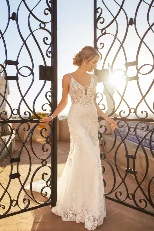 Robe de mariee fourreau sirene 2023 20